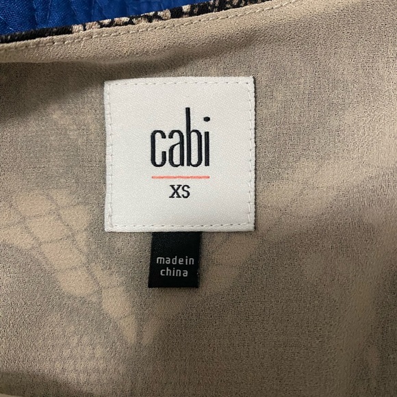 Cabi Chevron Lace Print Monaco Cami Tunic Size XS - Picture 7 of 8